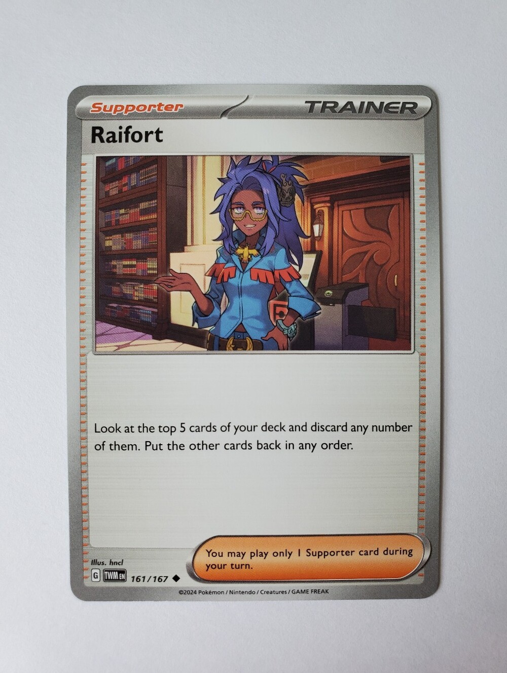 Raifort 161/167 | Twilight Masquerade | Uncommon | NM | Pokemon TCG Card